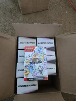 Pokemon Prismatic Evolutions Booster Bundle Box Set Lot of 8 English 2025 - Image 1