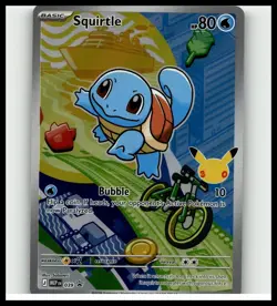Pokemon Squirtle MEP 039 First Partner Illustration Rare Promo 30th Anniversary - Image 1