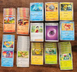 Pokemon Scarlet And Violet 151 (700) Common/Uncommon/Energy Card Lot - Image 1