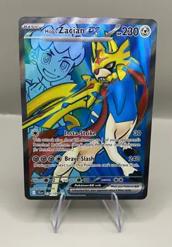 Hop's Zacian ex 176/159 - Full Art Holo - NM/M - Journey Together - Pokemon TCG - Image 1