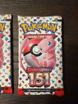 Pokemon TCG 2-Pack Lot Scarlet & Violet 151 Sealed Single Booster Packs - Image 3