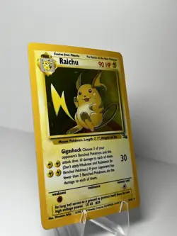 Pokemon TCG Raichu Fossil Holo Rare - Image 2