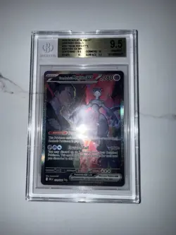Pokemon TCG Beckett Gold 9.5 Team Rockets Mewtwo EX 231/182 Destined Rivals SIR - Image 1
