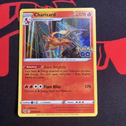 Pokemon TCG Charizard 010/078 Holo Pokemon GO NM - Image 1