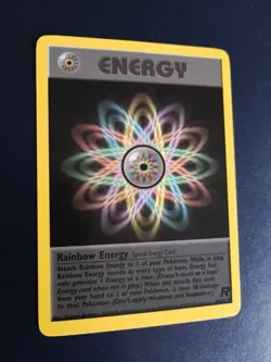 Pokemon TCG Rainbow Energy 80/82 Team Rocket Non Holo English Near Mint - Image 3