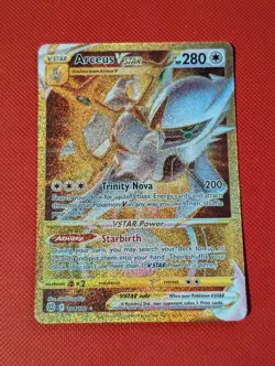 Pokemon TCG - Arceus VSTAR - 184/172 GOLD - Brilliant Stars - Image 1