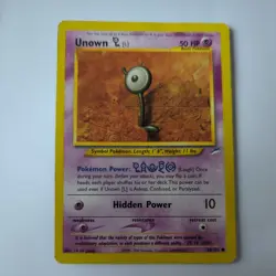 Pokemon TCG Unown (L) Neo Destiny 86/105 Regular MP - Image 1