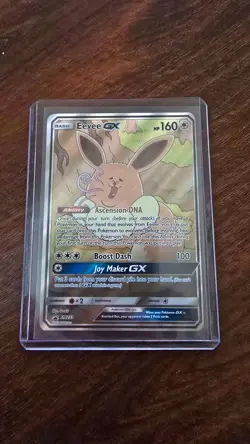 Pokemon Eevee GX SM233 Full Art Promo Possible 9/10 for grading - Image 1