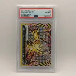 2016 POKEMON XY STEAM SIEGE #66 YVELTAL BREAK PSA 8 - Image 1
