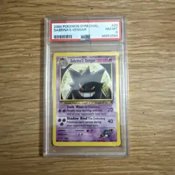 Pokemon Gym Challenge 2000 Sabrina's Gengar #29/132 PSA 8 - Image 1