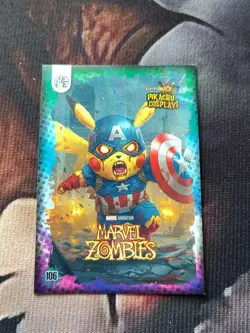 Marvel Zombies (Pikachu) #106 - Galaxy Holo - Electric Pikachu Cosplay - Pokemon - Image 1