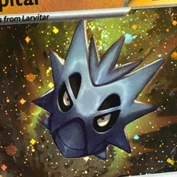 Pokemon TCG Promo SVP 120 Holographic Pupitar w Swirl Near Mint - Image 2