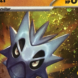 Pokemon TCG Promo SVP 120 Holographic Pupitar w Swirl Near Mint - Image 2