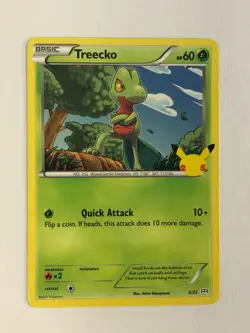 Pokemon TCG 25th Anniversary Treecko 3/25 Near Mint - Image 1