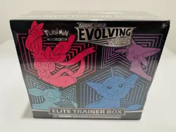 Pokemon TCG 2021 Sword & Shield Evolving Skies ETB - Factory‑Sealed - Image 1