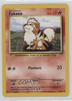 Growlithe Dutch 1st Ed. Pokemon Base Set #28 1999 - Image 1