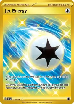 Jet Energy - 252/191 - Surging Sparks Hyper Rare - NM- Pokemon - - Image 1