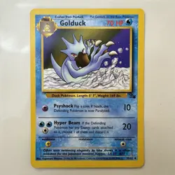 Pokemon TCG Golduck Fossil 35/62 Regular 1999-2000 Wizards Uncommon - Image 1