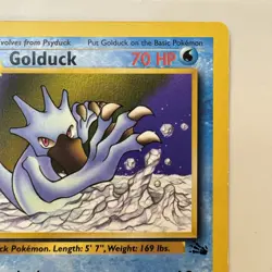 Pokemon TCG Golduck Fossil 35/62 Regular 1999-2000 Wizards Uncommon - Image 4
