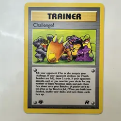 Pokemon TCG Challenge! Trainer 74/82 1st Edition Team Rocket Wizards 2000 - Image 1