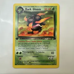 1st Edition Dark Gloom 36/82 Team Rocket Pokemon Near Mint Or Better! Vintage🔥 - Image 1