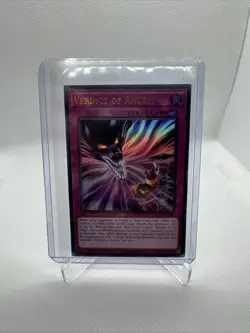 Yugioh! 1x Verdict of Anubis MZTM-EN009 Ultra Rare 1st Ed NM - Image 1