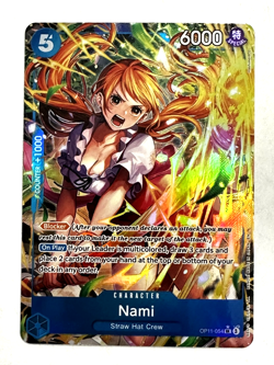Nami OP11-05 Alternate Art One Piece English A Fist of Divine Speed NM or better - Image 1