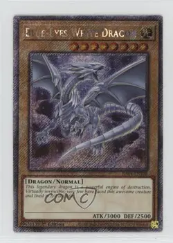 QCSR - Blue-Eyes White Dragon 1st Ed. YuGiOh Quarter Century Stampede - Image 1
