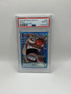 One Piece Buggy Alt Art Leader OP09-042 Emperors in the New World PSA 10 English - Image 1