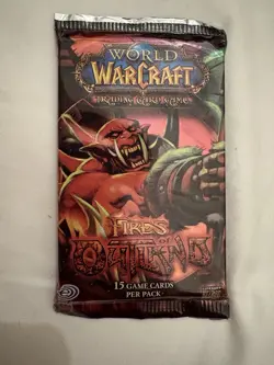 Upper Deck World of Warcraft Fires Of Outland Booster Pack - Sealed 53334534208 - Image 1