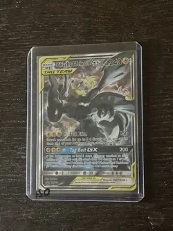 Pokemon Pikachu & Zekrom GX TAG TEAM Promo SM168 Holo Card - Image 1