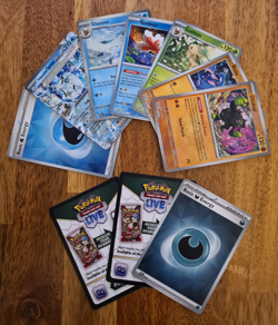 OPENED Prismatic Evolutions Mini Tin - Espeon w/ Card, Coin and x 24 Cards MINT! - Image 5