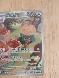 Pokemon TCG Appletun 211/191 Surging Sparks Full Art Holo Card Illustration Rare - Image 4