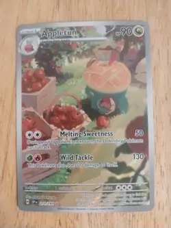 Pokemon TCG Appletun 211/191 Surging Sparks Full Art Holo Card Illustration Rare - Image 5