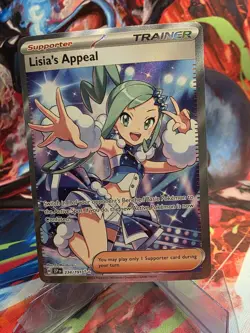Lisias Appeal Ultra Rare 234/191 SV: Surging Sparks Pokemon Card NM - Image 1