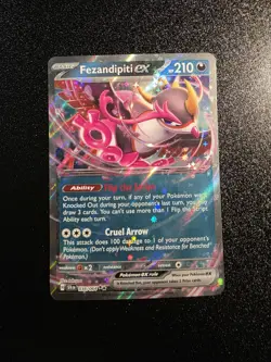 Fezandipiti EX Shrouded Fable Holo Double Rare Pokemon TCG Card 038/064 - Image 1