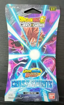 Dragonball Super Card Game: Cross Spirits - Sleeved Booster Pack - Image 1