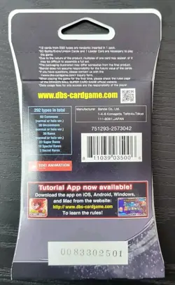 Dragonball Super Card Game: Cross Spirits - Sleeved Booster Pack - Image 2