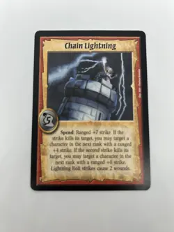Chain Lightning - Action - Warlord Saga of the Storm (2) Two Cards TCG fantasy - Image 2