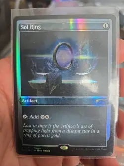 MTG Sol Ring Artifact FOIL Buy-A-Box Promos Magic the Gathering TCG Colorless - Image 1