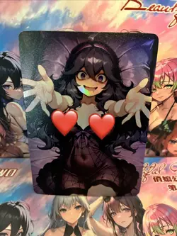 Holo Single Image Waifu Handmade Card Goddess Story CCG Anime Double Sided - Image 1