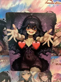 Holo Single Image Waifu Handmade Card Goddess Story CCG Anime Double Sided - Image 2