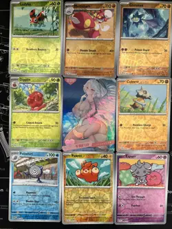 Rare Sexy Anime Waifu Card and 8 Holographic pokemon cards - Image 1