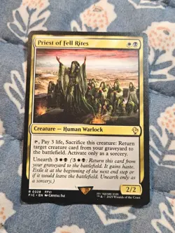 Priest of Fell Rites - Final Fantasy Commander - MTG Magic - Image 1
