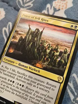 Priest of Fell Rites - Final Fantasy Commander - MTG Magic - Image 2