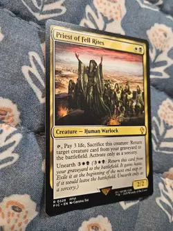 Priest of Fell Rites - Final Fantasy Commander - MTG Magic - Image 3