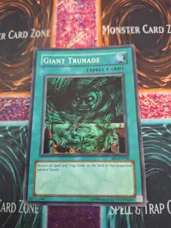 Yugioh Giant Trunade SRL-EN048 Super Rare Unlimited Moderately Played - Image 1