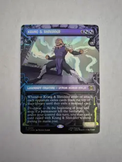 Krang & Shredder - Foil - Showcase R MTG Teenage Mutant Ninja Turtles E - Image 1