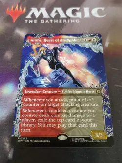 Mtg. Arana, Heart of the Spider. Borderless. Marvel's Spider-Man. Nm - Image 1