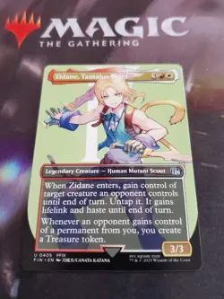 Mtg. Zidane, Tantalus Thief. Borderless. Final Fantasy. Pack Fresh - Image 1